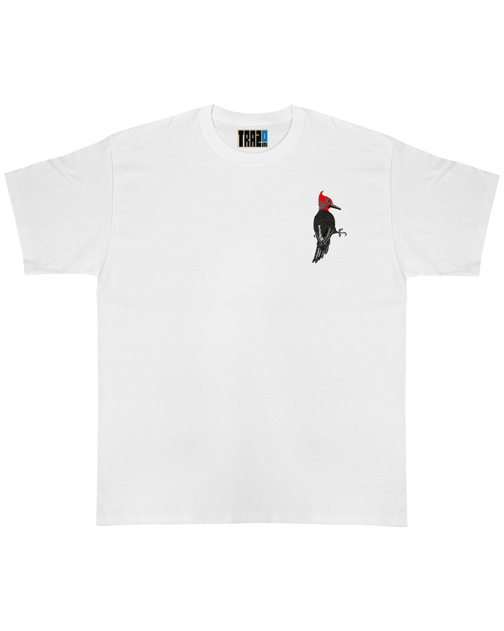 Polera Aves de Chile | Carpintero negro