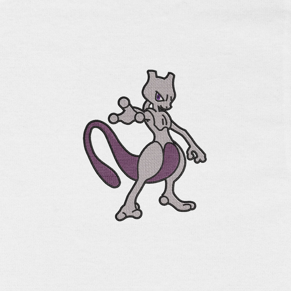 Polera bordada | Mewtwo