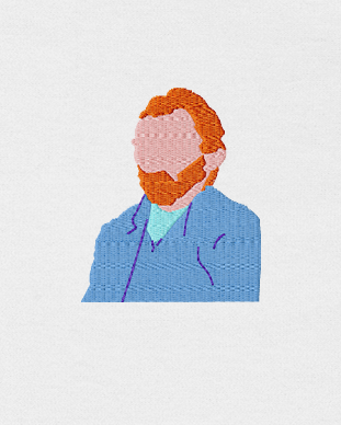 Polera bordada | Van Gogh color
