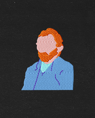 Polera bordada | Van Gogh color