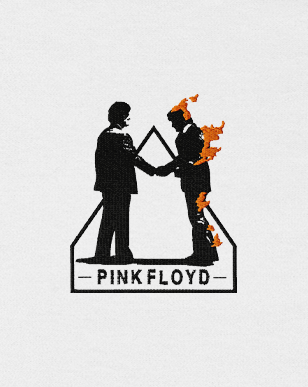 Polera bordada | Pink Floyd
