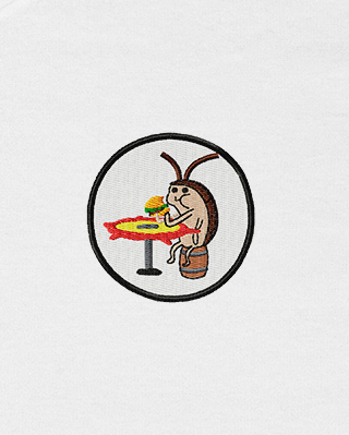 Polera bordada | Cucaracha Bob Esponja