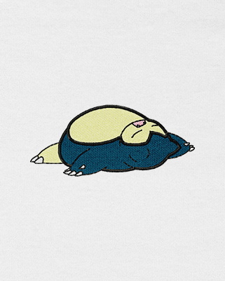 Polera bordada Pokemon | Snorlax