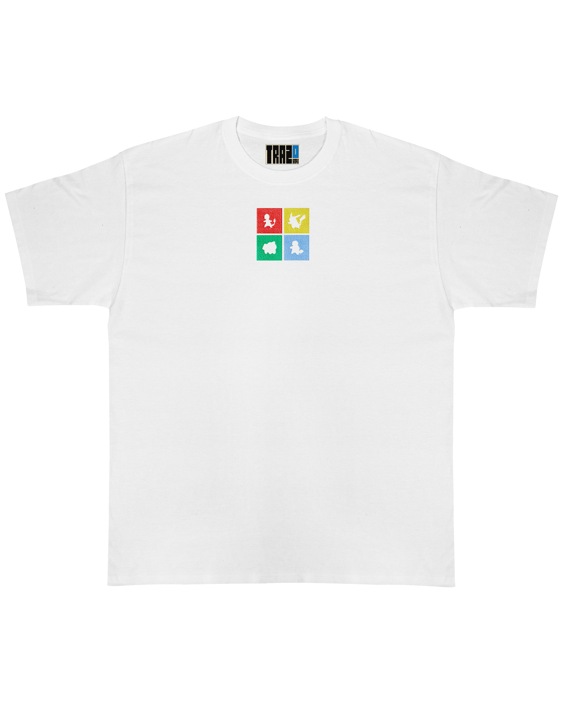 Polera bordada Pokemon | Pokemones iniciales