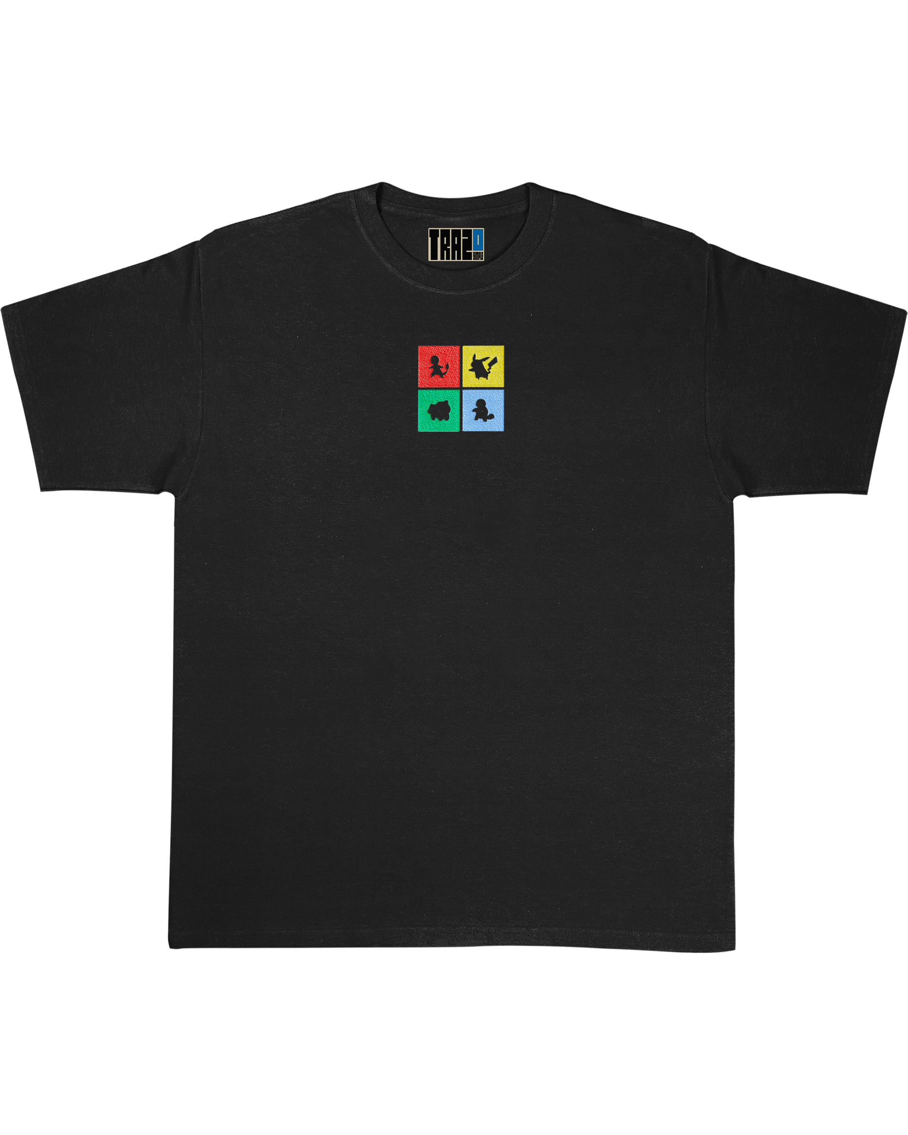 Polera bordada Pokemon | Pokemones iniciales
