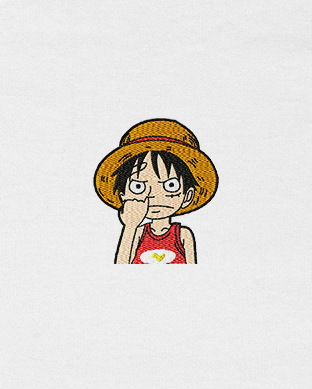 Polera bordada | Luffy