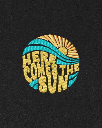 Polera bordada | The Beatles Here Comes The Sun