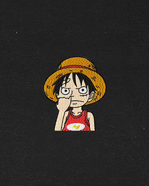Polera bordada | Luffy