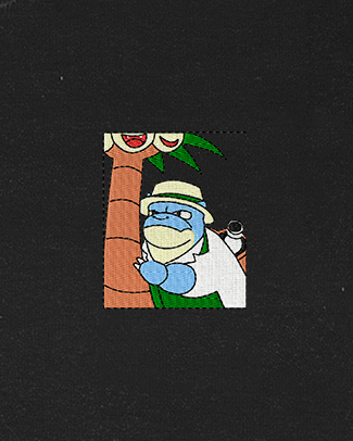 Polera bordada Pokemon | Blastoise Juan Gabriel