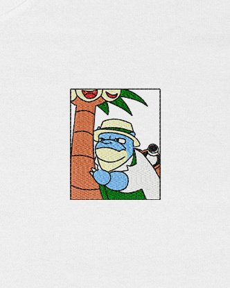 Polera bordada Pokemon | Blastoise Juan Gabriel
