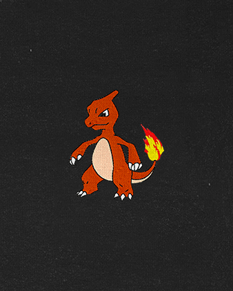 Polera bordada Pokemon | Charmeleon