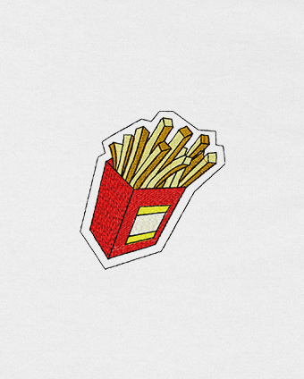 Polera bordada | Mac Fritas