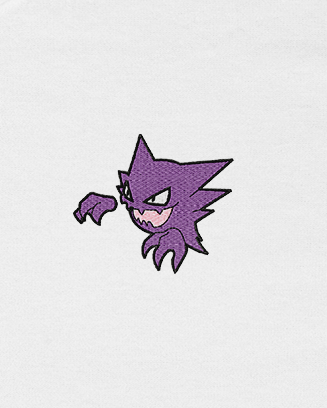 Polera bordada Pokemon | Haunter