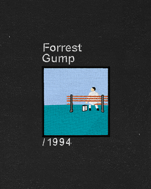 Polera bordada | Forrest Gump