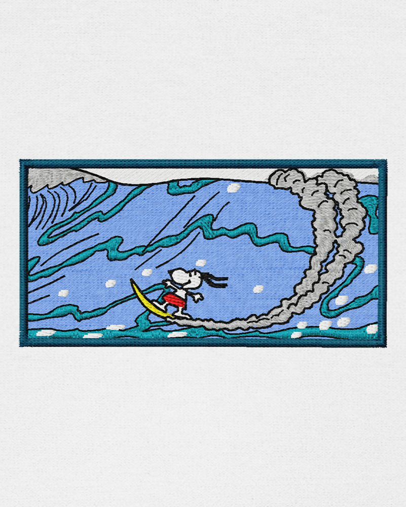 Polera Snoopy Surfista